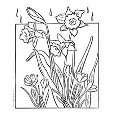 Image couleur de fleur de printemps pour les enfants
