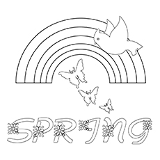 Printemps arc-en-ciel 