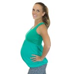 Mumberry Maternity Activewear Flourish Workout Tank with Belly Band Support