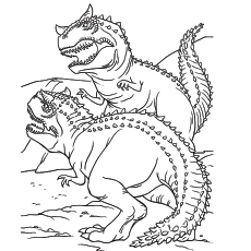 35 coloriages uniques de dinosaures que votre enfant adorera 54 Coloriage dinosaure gratuit à imprimer