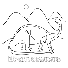 35 coloriages uniques de dinosaures que votre enfant adorera 56 Coloriages Brontosaure pour les petits
