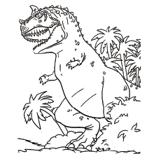 35 coloriages uniques de dinosaures que votre enfant adorera 48 Coloriage Dinosaure Cornu