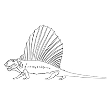 35 coloriages uniques de dinosaures que votre enfant adorera 65 Coloriage Dinosaure Dimetrodon