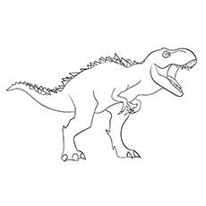 35 coloriages uniques de dinosaures que votre enfant adorera 66 Coloriage dinosaure t Rex