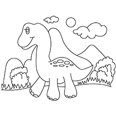 35 coloriages uniques de dinosaures que votre enfant adorera 58 Coloriage Dinosaure Bébé Image