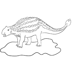 35 coloriages uniques de dinosaures que votre enfant adorera 64 Coloriage Ankylosaurus