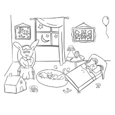 Top 10 des coloriages de lune pour votre enfant 18 La-bonne-nuit-lune