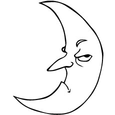 Top 10 des coloriages de lune pour votre enfant 15 The-Angry-Young-Moon