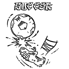 Coloriages Bottes et ballons de soccer