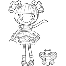 Coloriage de Lalaloopsy Blossom à imprimer
