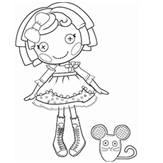 Coloriage De Poupée Lalaloopsy Crumbs Sugar Cookie