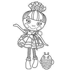 Coloriage Pix E. Flutters Lalaloopsy Land sprite magique
