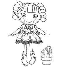 Lalaloopsy Prairie Dusty Trails Doll Coloring