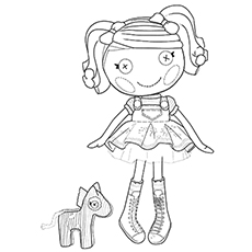 Spot Splatter coloriage imprimable gratuit Splash est le cinquième personnage de poupée de Lalaloopsy