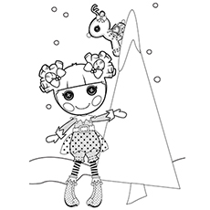 Lalaloopsy Holly Coloring