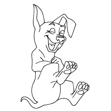 Un chien releveur