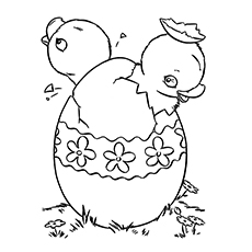 25 superbes pages à colorier d'oeufs de Pâques que votre enfant adorera colorier 31 Coloriage de Fille dans l'oeuf de Pâques