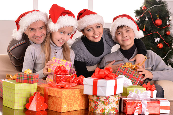 Jeux de Noël pour adolescents: déballage rapide