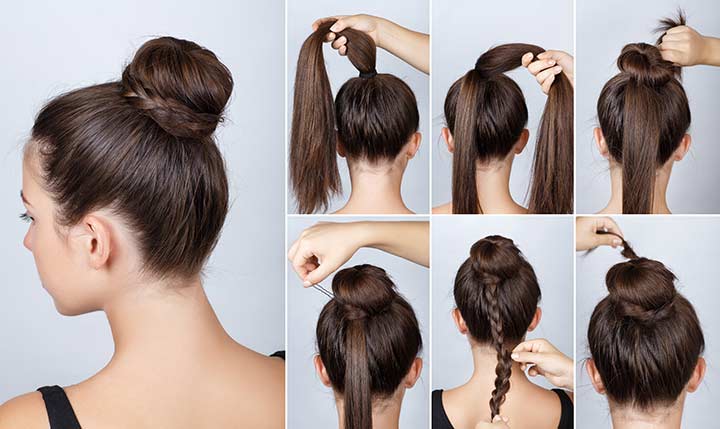 4. Bun-tresse-bun