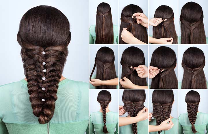 16. Tresse festive volumineuse