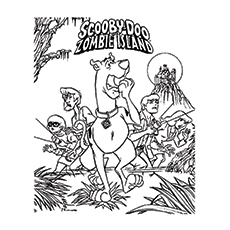 Les 20 meilleures pages de coloriage de zombies pour vos enfants 30 Coloriages Scooby Doo in Zombie Island