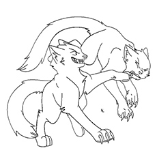 Cat_Fight_Lineart
