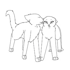 Coloriage-Guerrier-Chats en ligne