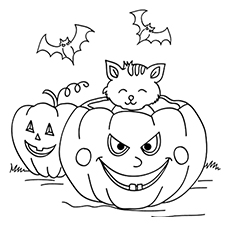 Les 14 meilleures pages à colorier des fêtes que votre enfant adorera colorier 19 Coloriage d'Halloween à imprimer