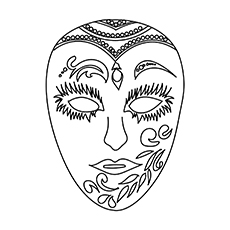 Les 14 meilleures pages à colorier des fêtes que votre enfant adorera colorier 27 Le-masque-de-houx-16