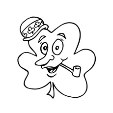 Top 20 coloriages de trèfle à quatre feuilles pour les tout-petits 29 A-Porcelet-Quatre Feuilles-Trèfle