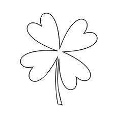 Top 20 coloriages de trèfle à quatre feuilles pour les tout-petits 32 A-The-Shamrock