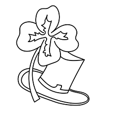 Top 20 coloriages de trèfle à quatre feuilles pour les tout-petits 39 Coloriages Un Chapeau De Trèfle