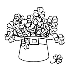 Top 20 coloriages de trèfle à quatre feuilles pour les tout-petits 30 A-shamrock-coloriages-s