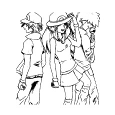Coloriage Pokemon et ses amis
