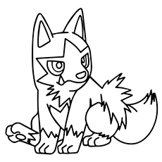 Coloriage Pokemon Go Poochyena