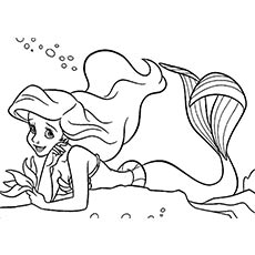 Coloriage Ariel Disney Princesse