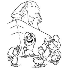 Top 10 coloriages Little Einsteins que votre enfant adorera colorier 19 Les pyramides