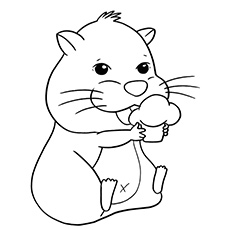 A-Best-Hamster-a-coloriage-page