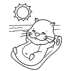 A-Best-Hamster-a-coloriage-page-soleil