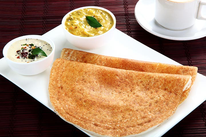 Moong Sprout Dosa