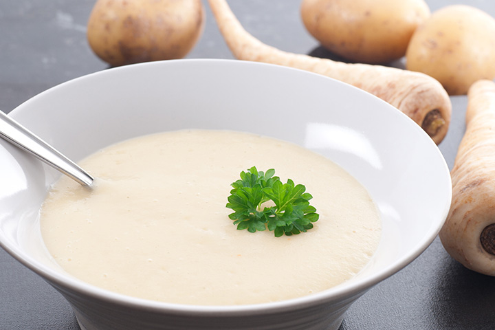 Soupe crémeuse au panais
