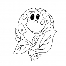 Coloriages Planter des arbres