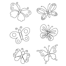 Coloriages gratuits de papillons