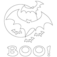 20 meilleures pages à colorier de chauve-souris que votre enfant adorera faire 31 Bat Says Boo Coloring