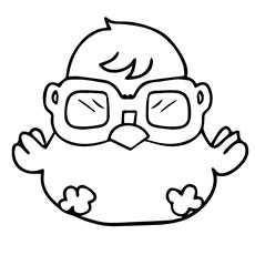 A-Moshi-Monsters-Coloring-Pages --- DJ-Quack