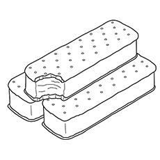 Sandwich à la crème glacée
