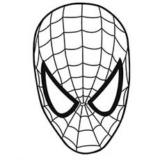 50 coloriages Spiderman 67 Coloriage Masque Spiderman