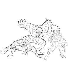 50 coloriages Spiderman 77 Coloriage Spiderman vs Venom