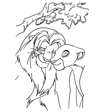 Les 20 meilleurs coloriages de lions que vos enfants adoreront colorier 41 Le lion et la lionne