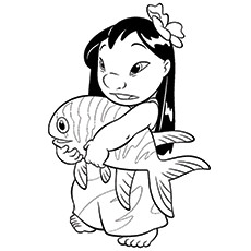 Lilo Image à colorier